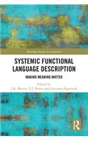 Systemic Functional Language Description