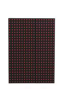 Black on Red (Quadro) B5 Lined Notebook