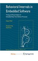 Behavioral Intervals in Embedded Software