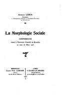 La morphologie sociale, conférences