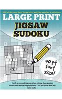 Large Print Jigsaw Sudoku