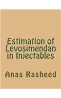 Estimation of Levosimendan in Injectables