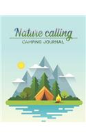 Nature calling camping journal