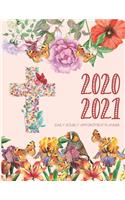 Daily Planner 2020-2021 Christian 15 Months Gratitude Hourly Appointment Calendar: Academic Hourly Organizer In 15 Minutes Interval; Monthly & Weekly Journal Diary With Address Book & Password Log; Jan 2020 To Mar 2021 With Julian 