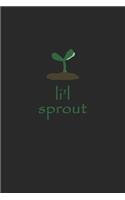 li'l sprout: Hangman Puzzles - Mini Game - Clever Kids - 110 Lined pages - 6 x 9 in - 15.24 x 22.86 cm - Single Player - Funny Great Gift
