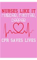 Nurses Like It Harder, Faster, Deeper CPR Saves Lives
