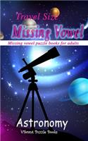 Missing Vowel Travel size puzzle books: Missing vowel puzzle books for adults