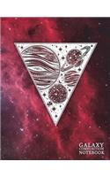 Galaxy Composition Notebook: Sacred Geometry Squared Graph Paper (5x5) Journal Notebook for Math and Science Class School or College - Large (8.5 X 11)(Galaxy Notebooks)