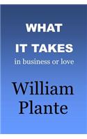 What It Takes: In Business or Love