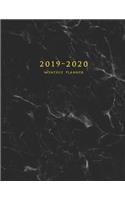 2019-2020 Monthly Planner: Large Two Year Planner with Marble Cover (Volume 3)