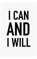 I Can and I Will