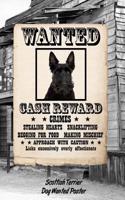 Scottish Terrier Dog Wanted Poster: Classic Style Blank Cookbook Recipes & Notes Featuring 120 Pages 6x9