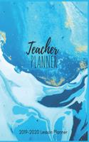 Teacher planner 2019-2020: Colorful Watercolor Lesson Planner For Teachers Weekly and Monthly Teacher Plan and Record Book For July 2019 - July 2020 Academic Year Lesson Plan 