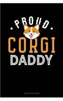 Proud Corgi Daddy: Mileage Log Book(1064 Mileage Log Book)