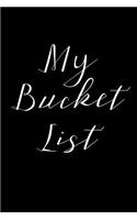 My Bucket List
