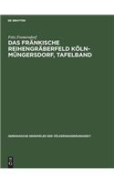 Das Fränkische Reihengräberfeld Köln-Müngersdorf, Tafelband