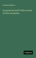 Das gesetz der Zwölf-Tafeln von den Forcten und Sanaten