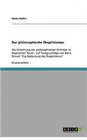 Der philosophische Skeptizismus