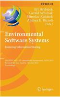 Environmental Software Systems. Fostering Information Sharing