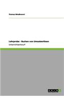 Lehrprobe - Buchen von Umsatzerlösen: (German)