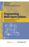 Programming Multi-Agent Systems