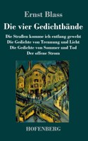 vier Gedichtbände