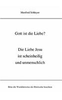 Gott ist die Liebe?: Die Liebe Jesu ist scheinheilig und unmenschlich