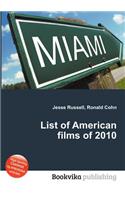 List of American Films of 2010: (English)
