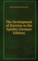 Development of Doctrine in the Epistles (German Edition)