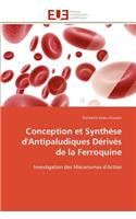 Conception et synthèse d'antipaludiques dérivés de la ferroquine: (Omn.Univ.Europ.)
