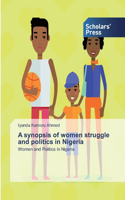 synopsis of women struggle and politics in Nigeria