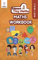 Edsmart Tiny Maths- Junior KG Maths Book - Kids Activity 4+ Years / CBSE LKG Maths books for kids / Kindergarten Maths Activity Text Books / Picture books / Teaches Numbers, Addition & Subtraction