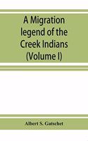 migration legend of the Creek Indians