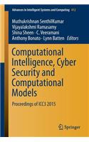 Computational Intelligence, Cyber Security and Computational Models
