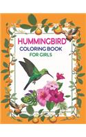 Hummingbird Coloring Book for Girls