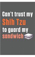 Can't trust my Shih Tzu to guard my sandwich: For Shih Tzu Dog Breed Fans
