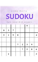 Lime Daily Sudoku Hard Level With Answers
