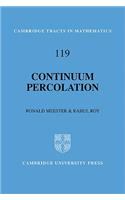 Continuum Percolation