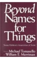 Beyond Names for Things