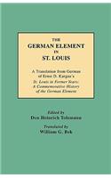 The German Element in St. Louis