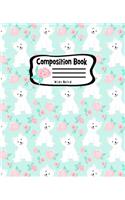 Composition Book Wide Ruled