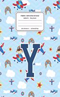 Primary Composition Notebook Grades K-2 Story Journal Y