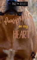 Pawprints On My Heart 3: Glossy Photo Cover Detail of Orange, Copper, Rust Fur, 6x9 journal with 160 lined pages for Animal Lovers