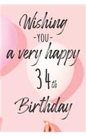 Wishing you a very happy 34th Birthday