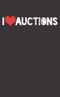 Notebook: Auctions College Ruled 6x9 120 Pages