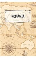 Romania: Ruled Travel Diary Notebook or Journey Journal - Lined Trip Pocketbook for Men and Women with Lines