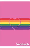 Gay Heart Notebook