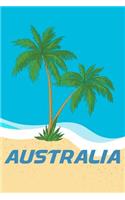 Australia: Beach Lover's Journal with Beach Themed Stationary and Quotes (6x9)