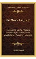 Mende Language