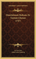 Dissertationem Medicam, De Varietate Ciborum (1767)